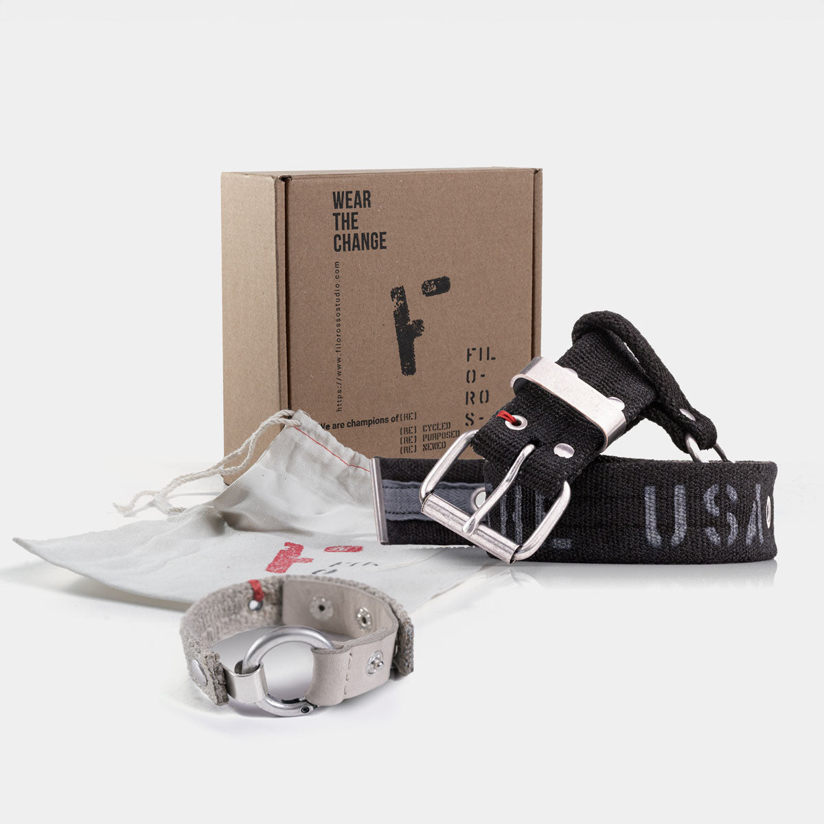 In The USA BELT & CUFF Holiday Gift Set